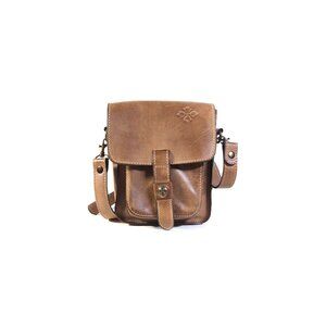 Patricia Nash Brown Leather Lari Crossbody